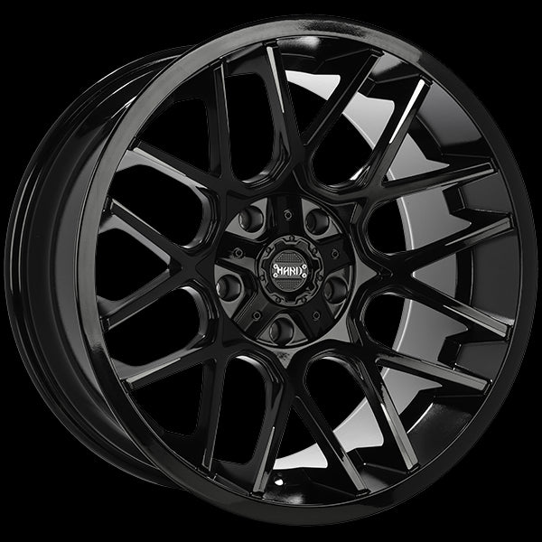 Ruffino HARD Tactical Gloss Black - Milled EdgeRUF4920001 | Size: 20x10.0 | Bolt Pattern: 6x135/6x139.7 | Offset: -12 | Center Bore: 87.1