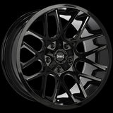 Ruffino HARD Tactical Gloss Black - Milled EdgeRUF4920001 | Size: 20x10.0 | Bolt Pattern: 6x135/6x139.7 | Offset: -12 | Center Bore: 87.1