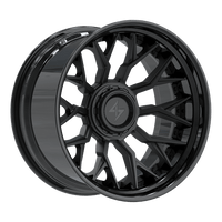 SENTALI BFX Gloss Black Lip / Matte Black Centre BFX2 24x12 8x165.1/8x170 Wheels