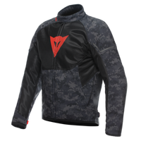 Dainese Ignite Air Tex Jacket Camo-Gray/Black/Fluorescent-Red Size - 54