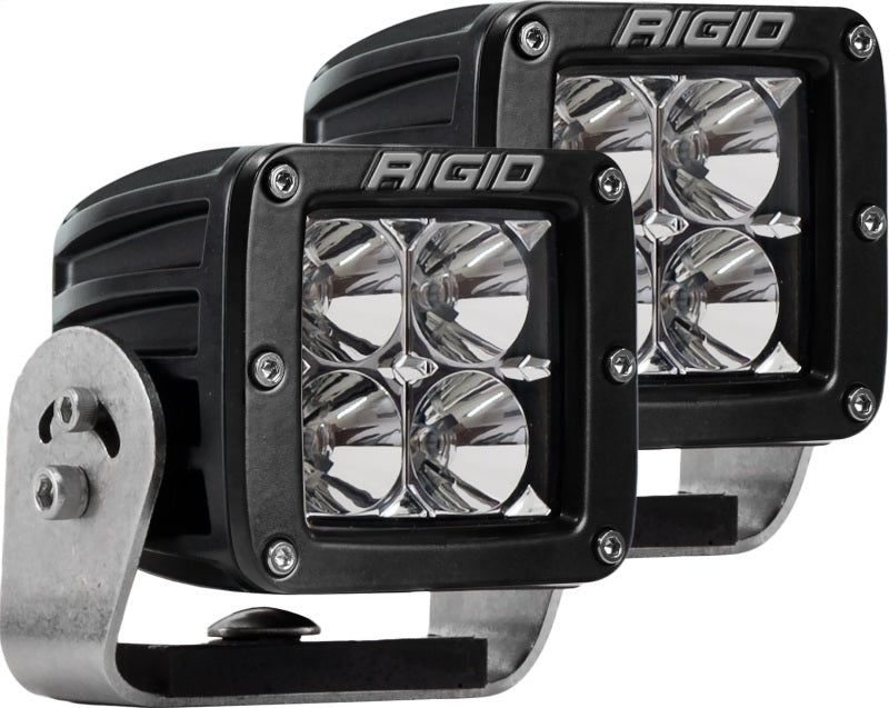 Rigid Industries Dually HD Black- Flood - Set of 2