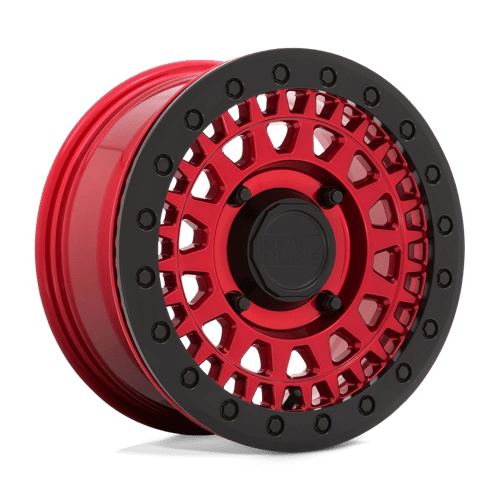 Black Rhino Powersports BUPKB 14X7 4X156 C-RED-BLK-RG 51MM Wheels