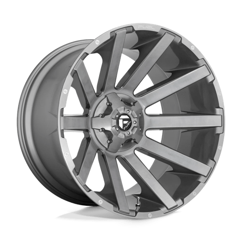 Fuel 1PC D714 20X10 5X4.5/5.0 BRSH-GNMTL-TTC -18MM Wheels