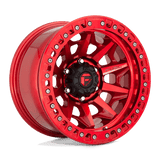Fuel 1PC D113 17X9 5X5.0 GL-RED -15MM Wheels