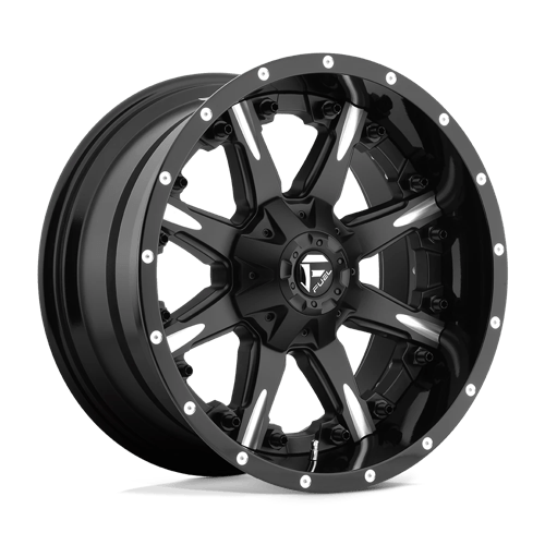 Fuel 2PC D251 20X10 5X5.0/5.5 MT-BLK-MIL -19MM Wheels