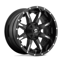 Fuel 2PC D251 20X10 5X5.0/5.5 MT-BLK-MIL -19MM Wheels