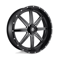 Fuel UTV D538 24X7 4X156 MT-BLK-MIL 13MM Wheels