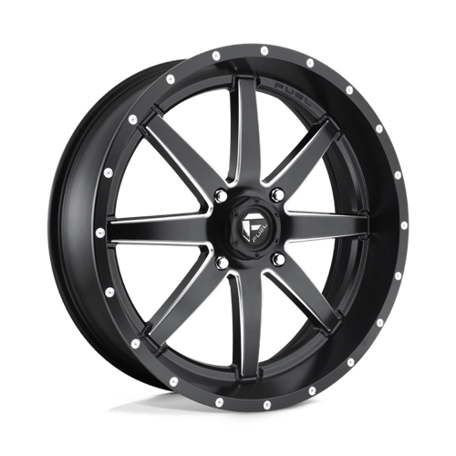 Fuel UTV D538 14X7 4X156 MT-BLK-MIL 38MM Wheels