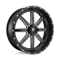 Fuel UTV D538 14X7 4X156 MT-BLK-MIL 38MM Wheels