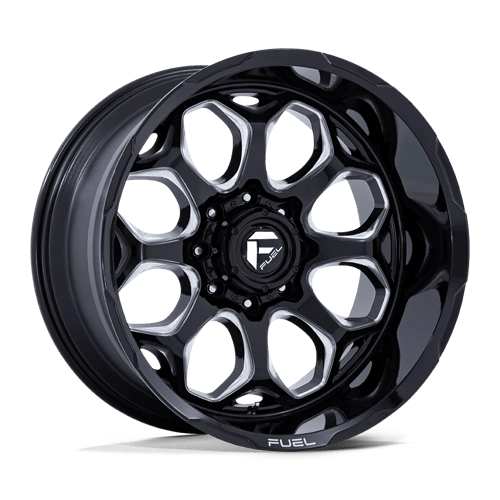 Fuel 1PC D862 20X9 8X170 G-BLK MILL 1MM Wheels