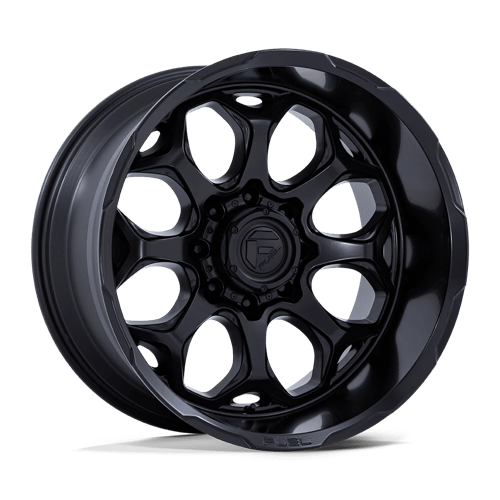 Fuel 1PC D862 20X9 8X6.5 BLK-OUT 1MM Wheels