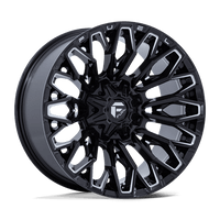 Fuel 1PC D865 20X9 6X135/5.5 G-BLK MILL 1MM Wheels