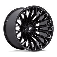 Fuel 1PC D865 22X12 6X135/5.5 G-BLK MILL -44MM Wheels