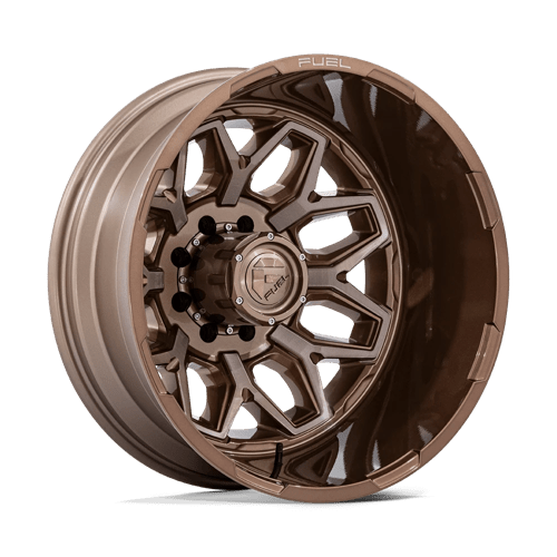 Fuel 1PC D876 22X8.25 8X210 PLTNM-BRNZ -227MM Wheels