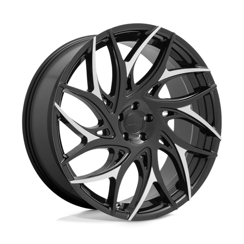 DUB 1PC S259 20X9 5X5.0 GL-BLK-MCH-SPK 35MM Wheels