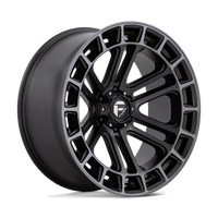 Fuel 1PC D720 22X10 6X5.5 MT-BLK-DDT-MCH -13MM Wheels