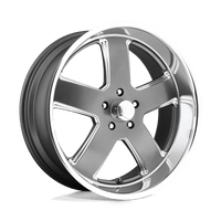 US Mag 1PC U118 22X9 5X5.0 MT-GNMTL 01MM Wheels