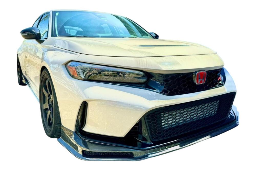 PLM Carbon Fiber Front Bumper Lip - 23+ Honda Civic Type R FL5 K20C1 V2