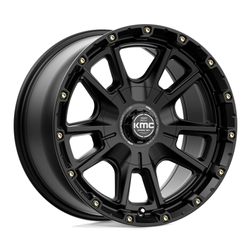 KMC KM100 17X9 6X4.5/5.5 S-BLK 18MM Wheels