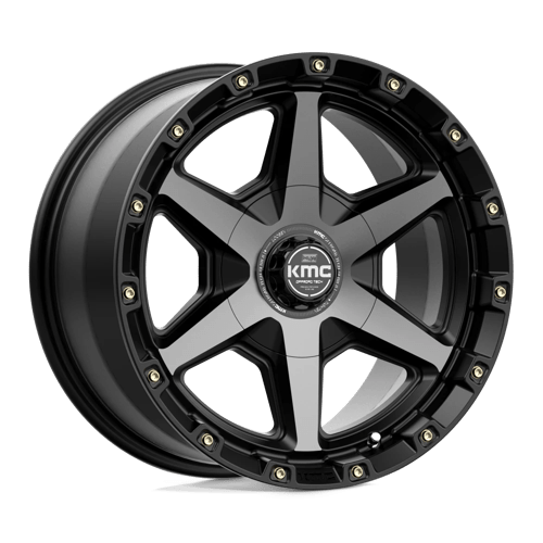 KMC KM101 17X9 6X4.5/5.5 S-BLK GTCC 18MM Wheels