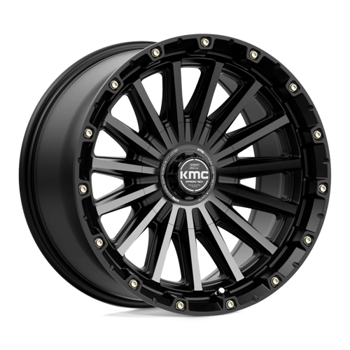 KMC KM102 20X9 5X5.0/5.5 S-BLK GTCC 00MM Wheels