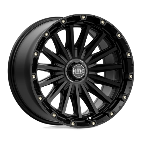 KMC KM102 17X9 5X5.0/5.5 S-BLK -12MM Wheels