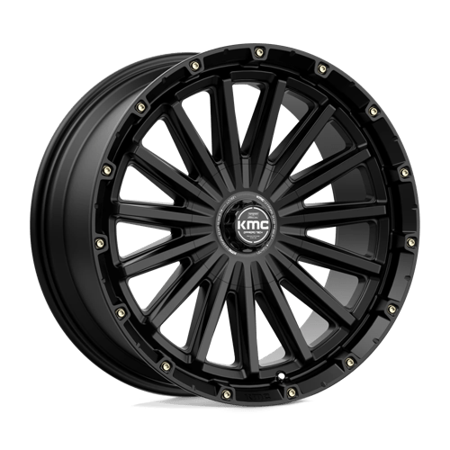 KMC KM102 20X9 6X4.5/5.5 S-BLK 18MM Wheels