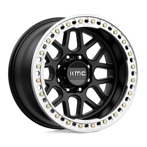 KMC KM235 20X10 8X6.5 S-BLK -48MM Wheels