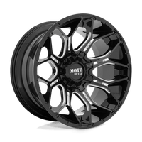 Moto Metal MO808 20X10 8X170 G-BLK MILL -18MM Wheels