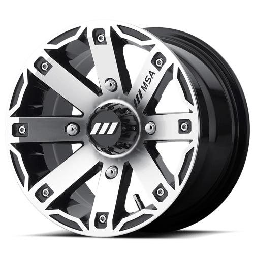 MSA Offroad Wheels MA27 12X7 4X137 MACH G-BLK 10MM Wheels