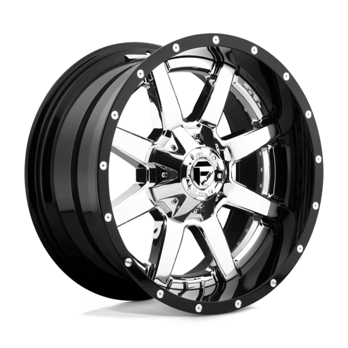 Fuel 2PC D260 22X10 8X6.5 CHR-PLATED-GBL -13MM Wheels