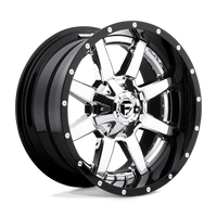 Fuel 2PC D260 20X10 5X5.5/150 CHR-PLATED-GBL -19MM Wheels