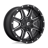 Fuel 1PC D538 16X6.5 6X130 MT-BLK-MIL 48MM Wheels