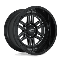 Moto Metal MO800 20X10 5X5.0 G-BLK MILL -18MM Wheels