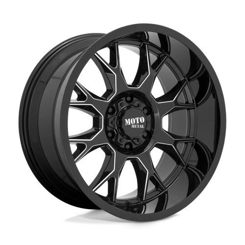 Moto Metal MO806 20X9 8X180 G-BLK MILL 00MM Wheels