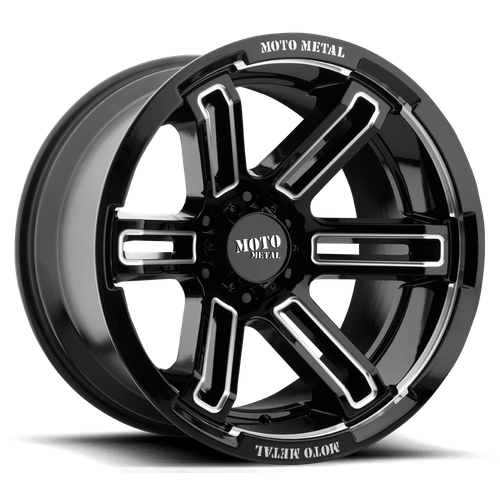 Moto Metal MO991 17X9 5X5.0 G-BLK MILL -12MM Wheels