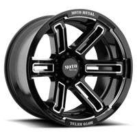 Moto Metal MO991 17X9 5X5.0 G-BLK MILL -12MM Wheels