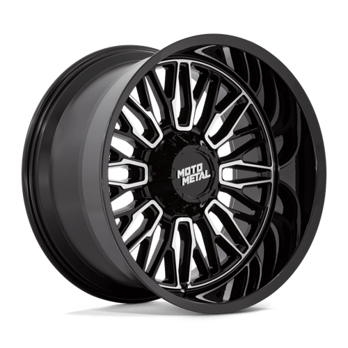 Moto Metal MO809 20X10 8X6.5 G-BLK-MACH -18MM Wheels