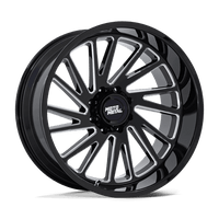 Moto Metal MO811 24X12 6X5.5 G-BLK MILL -44MM Wheels