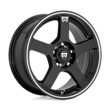 Motegi MR116 17X7 5X4.25/4.5 G-BLK MACH 40MM Wheels