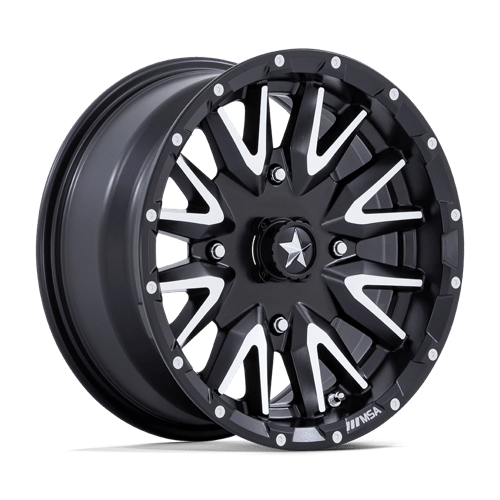 MSA Offroad Wheels MA049 15X7 4X156 M-BLK MCH 10MM Wheels