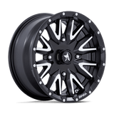 MSA Offroad Wheels MA049 15X7 4X156 M-BLK MCH 10MM Wheels