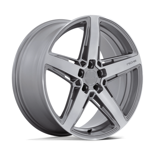 Niche 1PC M270 20X9 5X112 ANTH BRSH-FC TC 25MM Wheels