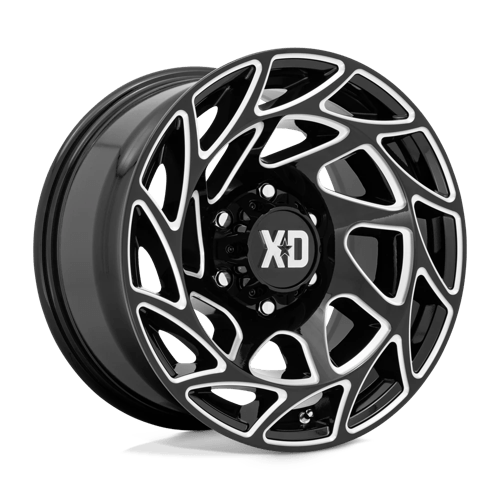 XD XD860 22X12 8X6.5 G-BLK MILL -44MM Wheels