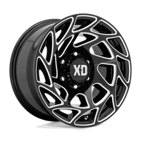 XD XD860 22X12 8X6.5 G-BLK MILL -44MM Wheels