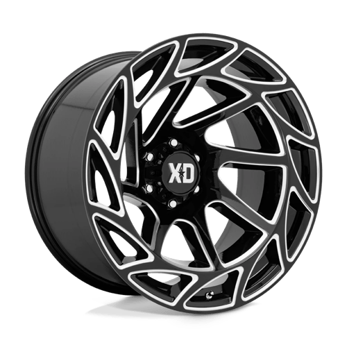 XD XD860 22X12 6X5.5 G-BLK MILL -44MM Wheels