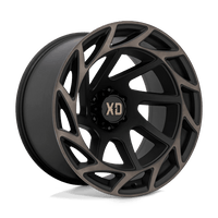 XD XD860 22X12 6X5.5 S-BLK BRZTCC -44MM Wheels