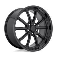 US Mag 1PC U123 18X8 5X4.75 GL-BLK-MB 01MM Wheels