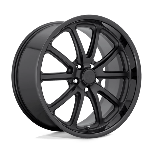 US Mag 1PC U123 20X8.5 5X4.5 GL-BLK-MB 32MM Wheels