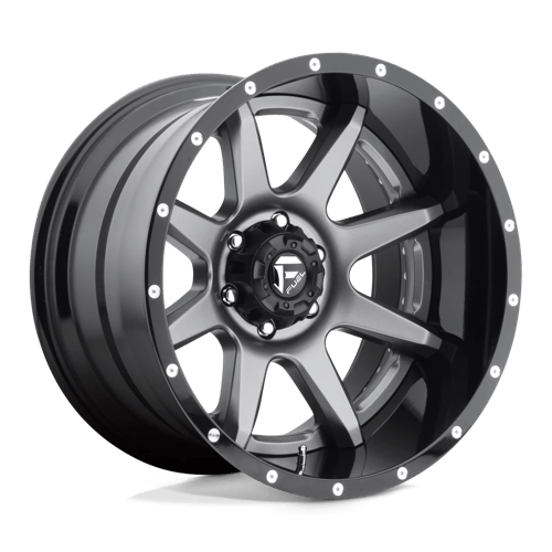 Fuel 2PC D238 22X12 8X6.5 MT-GNMTL-BL -44MM Wheels